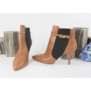 Michael Kors Jet Set Luggage Leather Booties 8